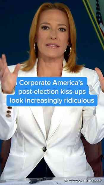 Corporate America’s post-election kiss-ups look increasingly ridiculous
