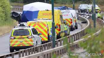 Middlesbrough - live: Football fans honour cops killed in wrong-way A66 crash at home game