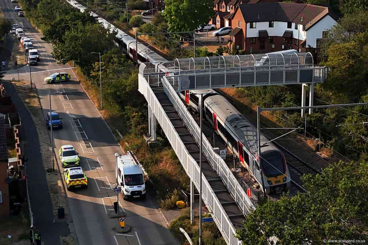 Essex train derailed at 77mph and driver reported seeing ‘kink’ in track – probe