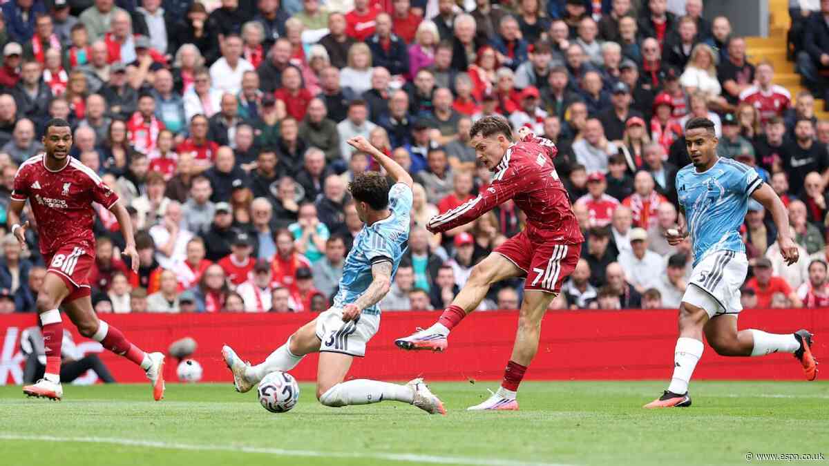 Liverpool vs. Nottingham Forest LIVE: Latest updates as Liverpool trail after Wirtz goal disallowed