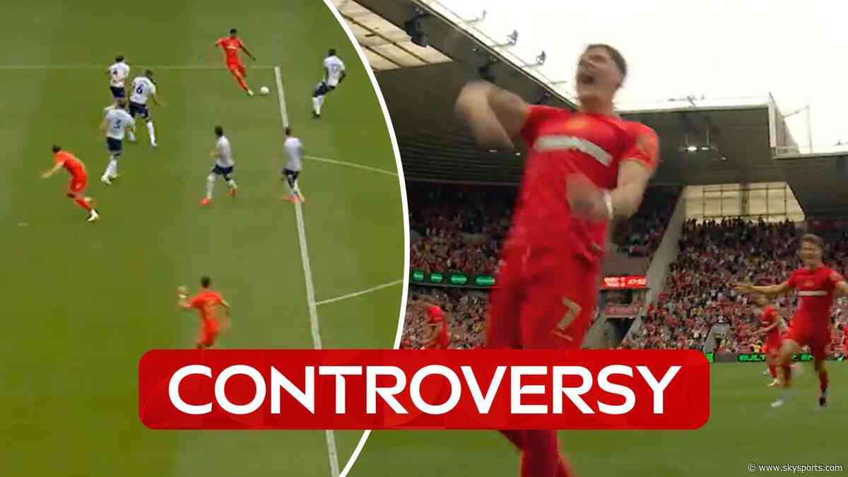 Offside controversy? Should Boro goal have been disallowed against West Brom?
