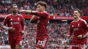 Liverpool vs Nottingham Forest - Premier League LIVE: New signing Victor Munoz levels in Anfield thriller as Andoni Iraola's side look to snatch victory