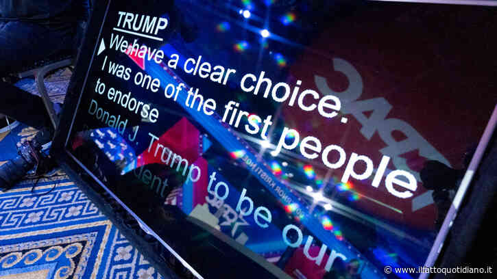 Scommetteva sui discorsi di Trump, ma li conosceva in anticipo: ex teleprompter della Casa Bianca dovrà pagare 172mila dollari