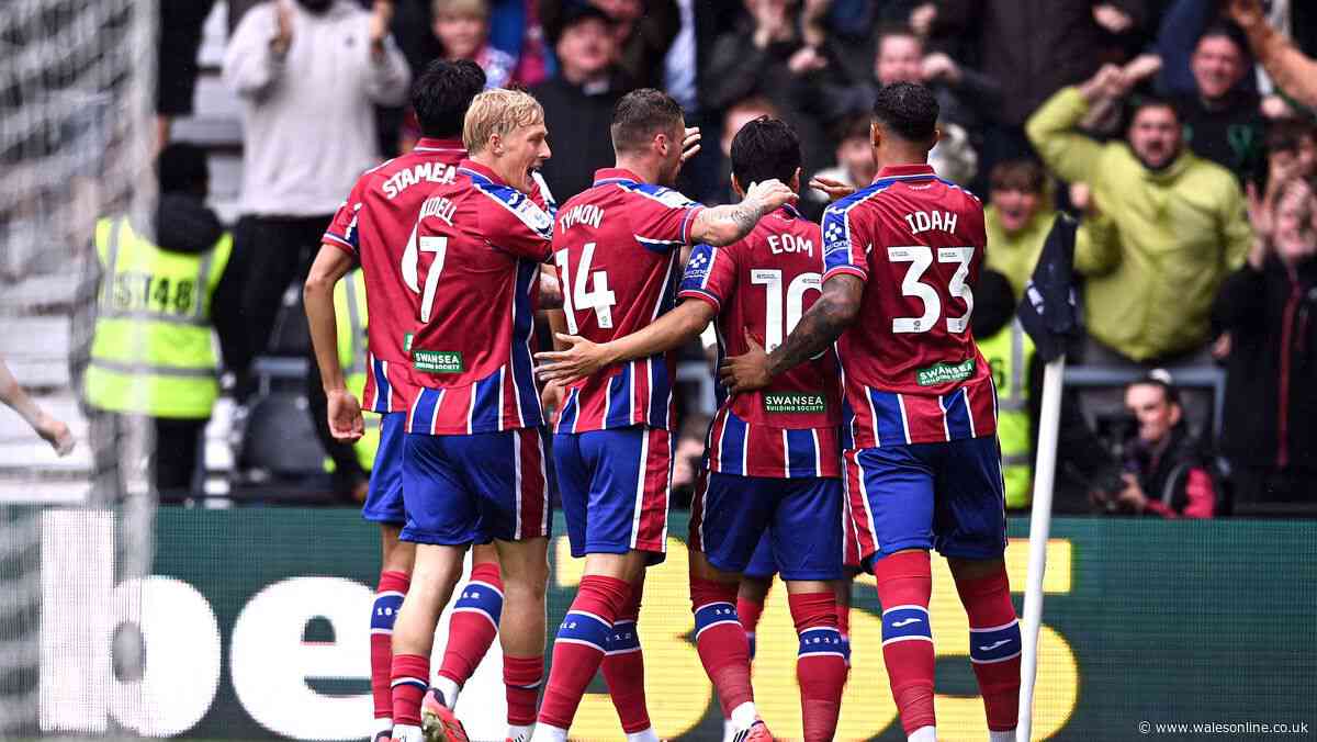 Swansea City blow away Derby County as Joseph Opoku scores again