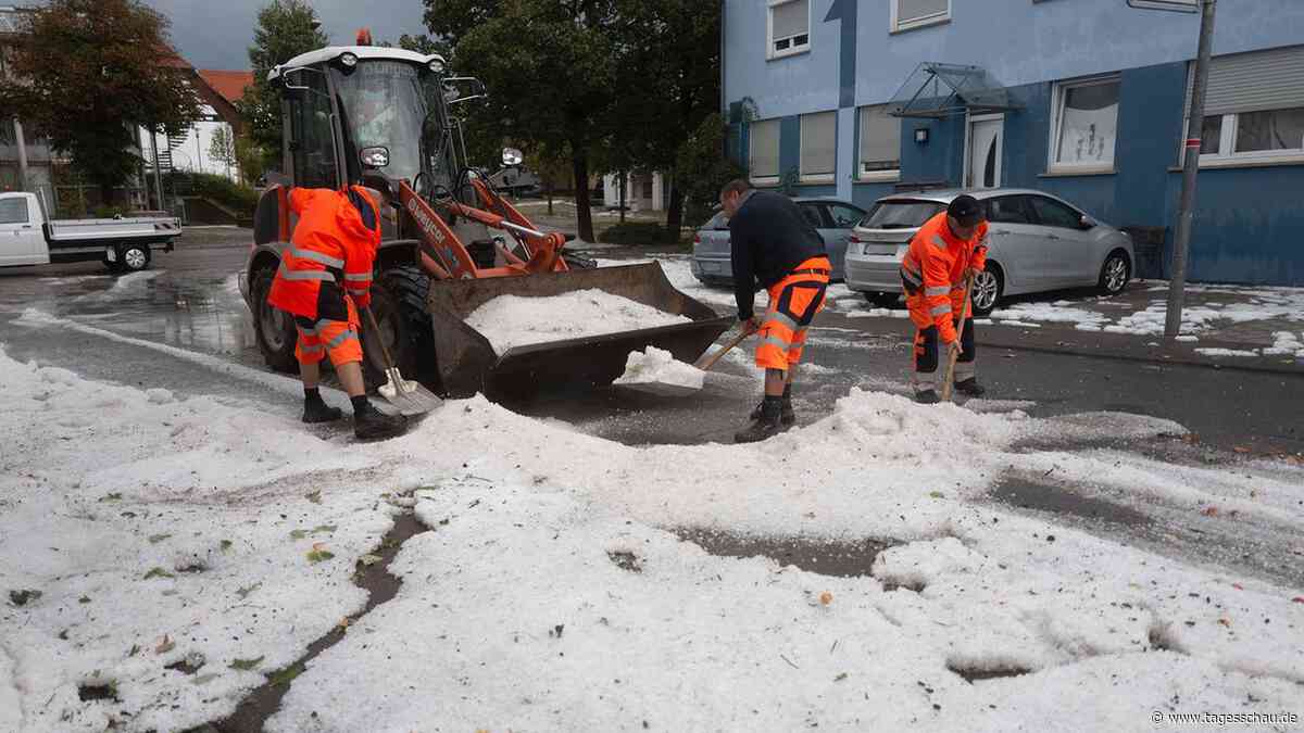 Außergewöhnlich heftiges Unwetter unter anderem am Bodensee