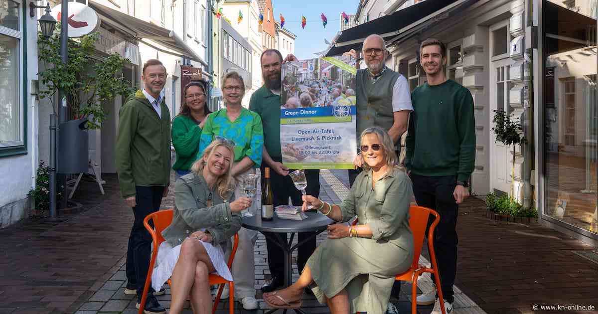 Green Dinner Eckernförde: 300-Meter-Tafel am 3. September in St.-Nicolai-Straße