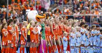 Nederlandse hockeyvrouwen voor eigen publiek begonnen aan WK-finale tegen Argentinië
