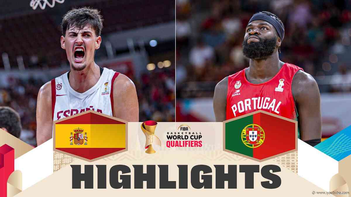 Spain 🇪🇸 v Portugal 🇵🇹 | Highlights | FIBA Basketball World Cup 2027 European Qualifiers