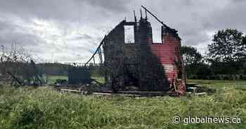 B.C.’s historic Little Red House destroyed by fire