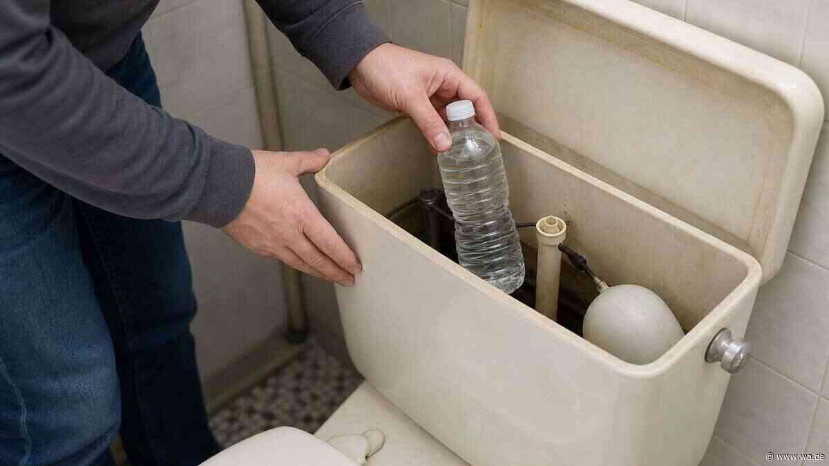 Plastikflasche im Spülkasten: Dieser Gratis-Trick senkt den Wasserverbrauch