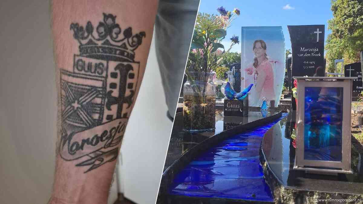 Henri verloor zijn partner en hun baby, maar zijn tattoo geeft hem kracht