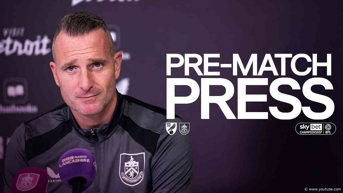 Hayen Looks Ahead To Canaries Clash | PRESS | Norwich City v Burnley