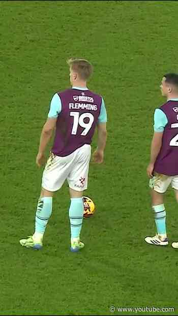Zian with this strike in our last trip to Carrow Road 🚀 #burnleyfc #football #efl