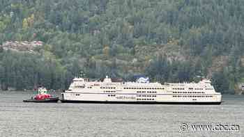 Propeller shaft problem prompts ferry cancellations on Sunshine Coast route