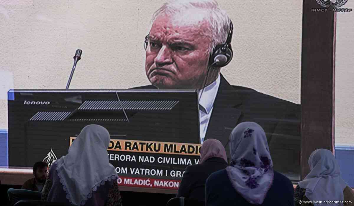 Serbia's president criticizes U.N. court for not releasing war criminal Mladic to die at home