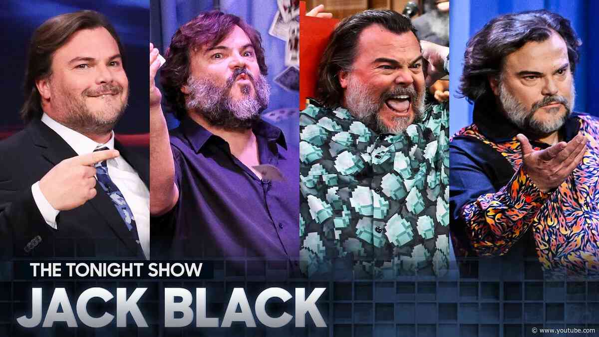 Jack Black's Hilarious Tonight Show Entrances | The Tonight Show Starring Jimmy Fallon