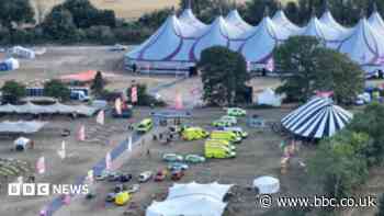 Organisers 'devastated' as man dies after sign falls at Christian festival