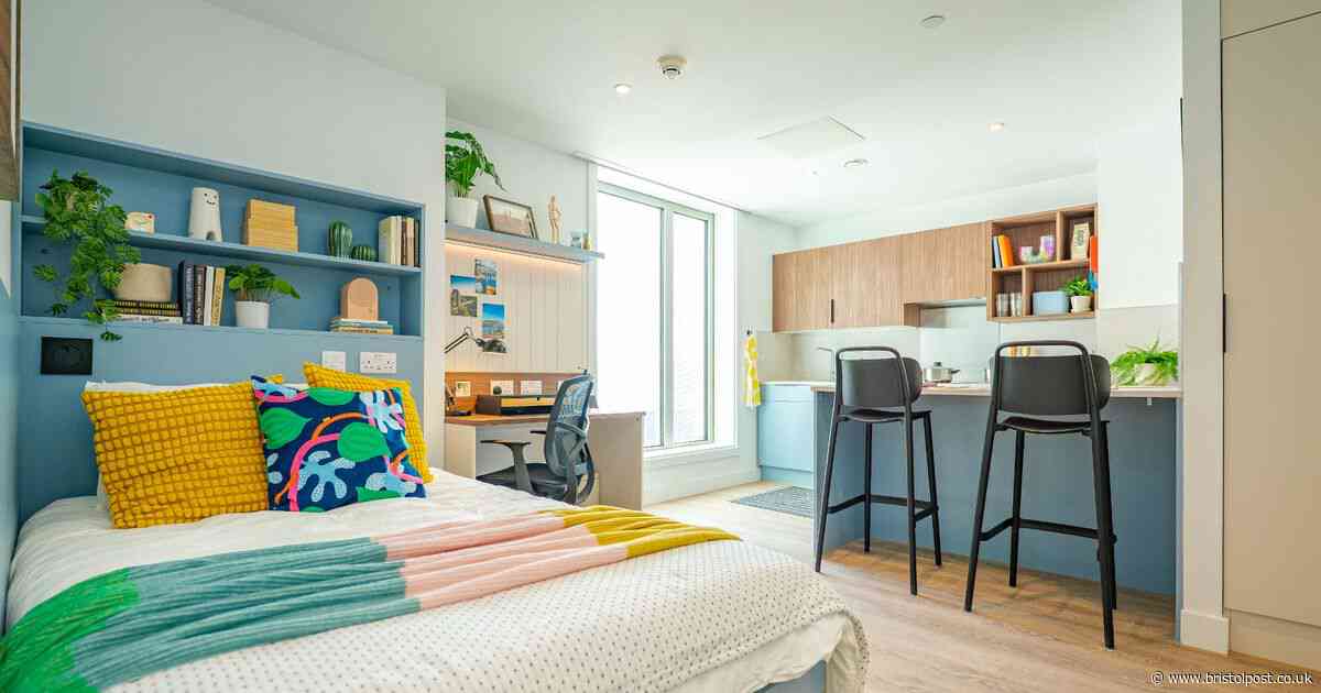 Inside Bristol's new town student accommodation that will eventually be next door to an arena
