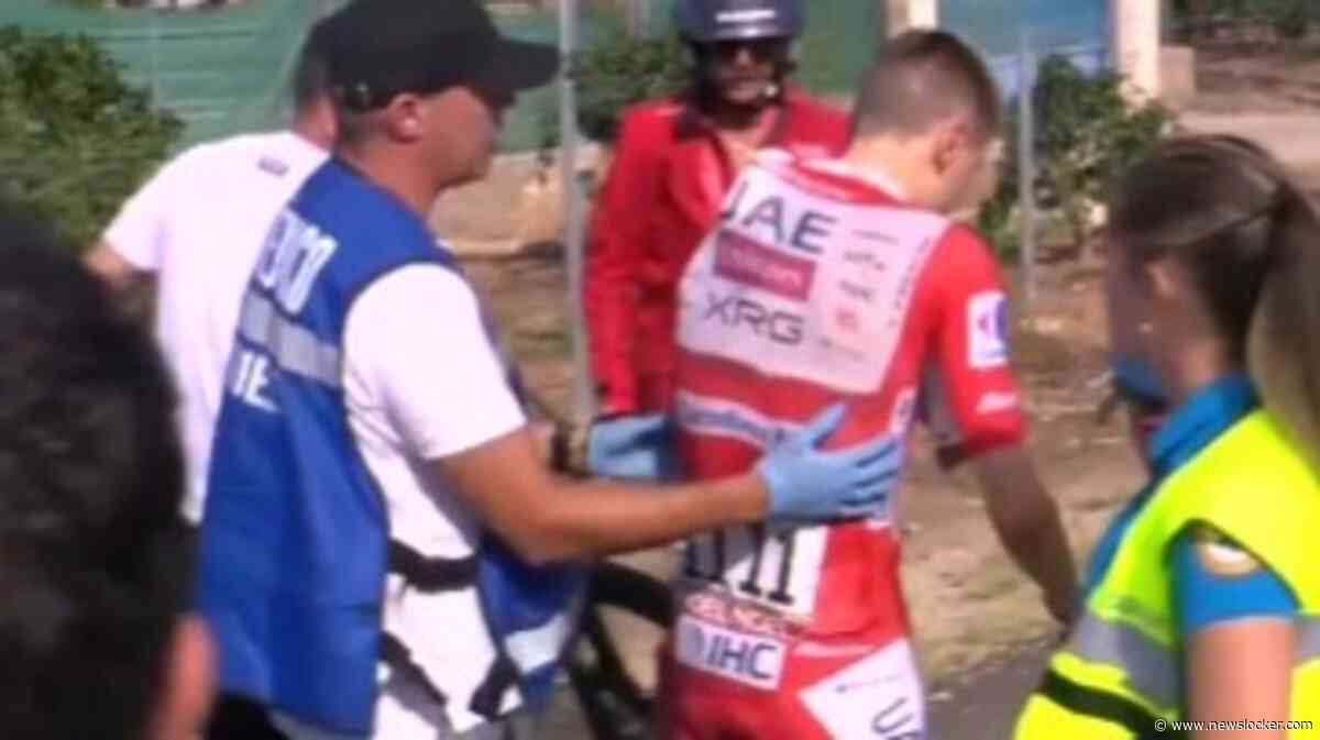 LIVE Vuelta | Wat een drama: Tadej Pogacar moet opgeven na valpartij