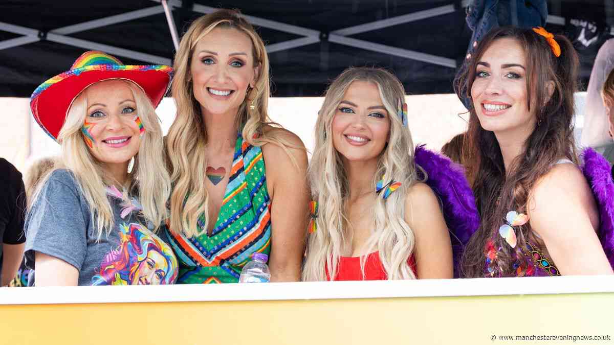 ITV Coronation Street stars return to Pride parade as Catherine Tyldesley and Lucy Fallon celebrate