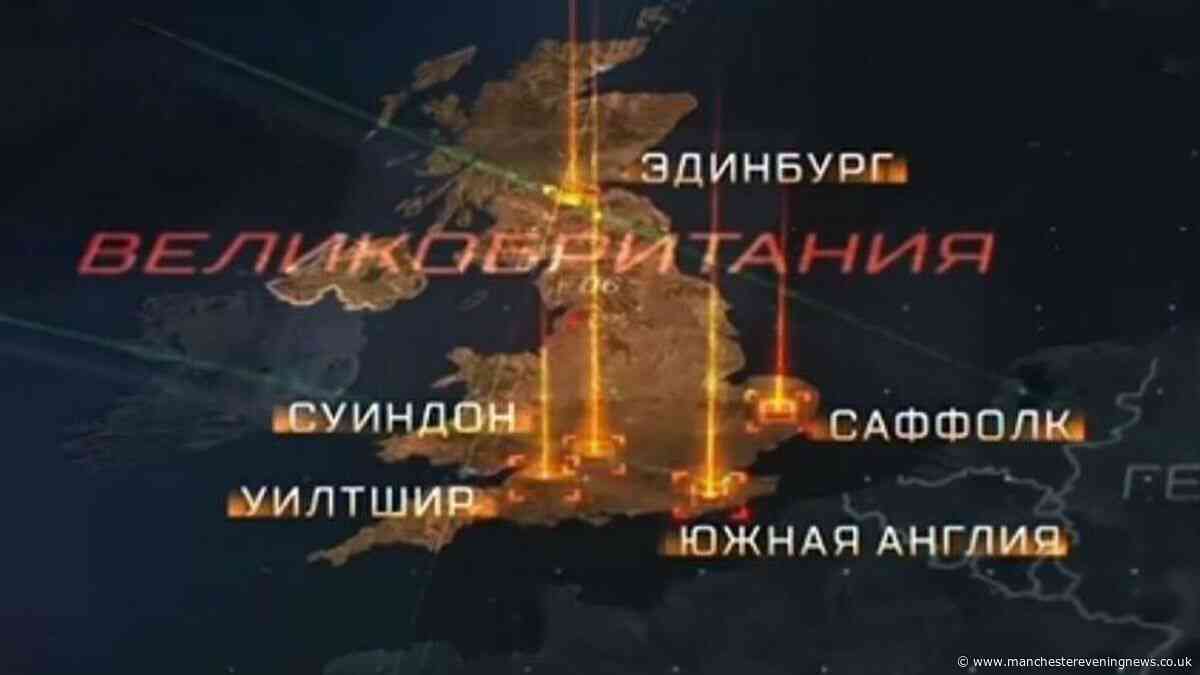 Russia shows terrifying map of England 'attack locations' as Moscow politician issues new warning