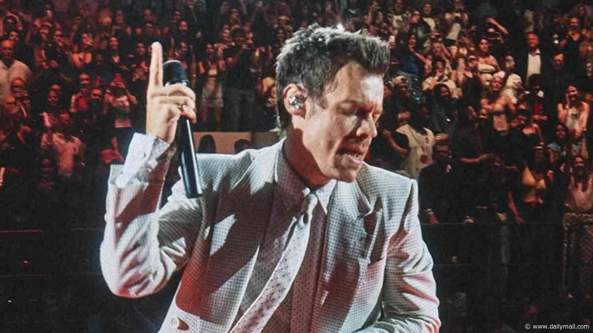 Harry Styles jokes 'smell those New York City armpits' as he kicks off night two of his 30 night residency at Madison Square Garden