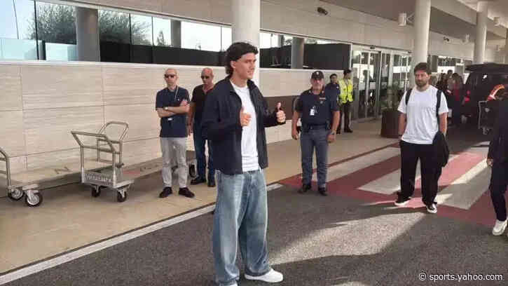 Balerdi lands in Rome ahead of Roma medical