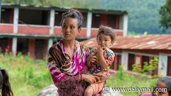 'When the water came, we ran': Nepali villagers reel from floods that left their town looking like it had been hit by a bomb - as they say 'Goddess Kali tricked us'