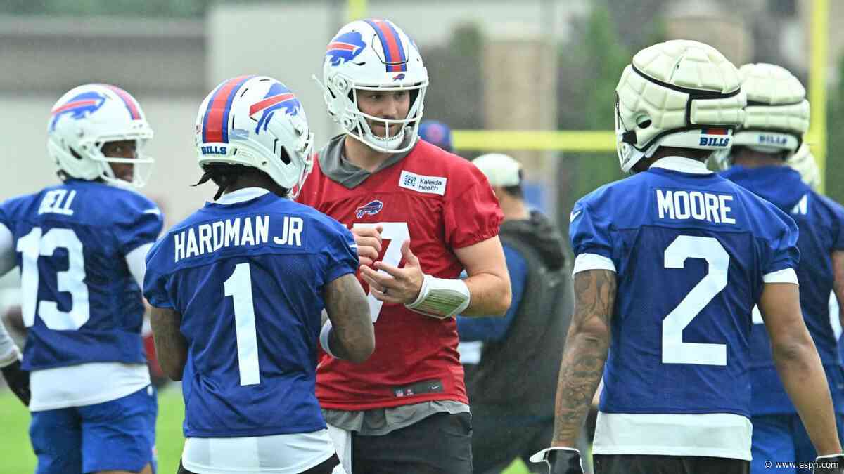 Tracking NFL roster cuts, other moves: Bills cut WR Hardman, Giants acquire DT Okoye