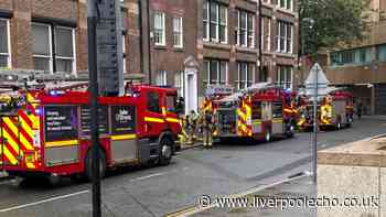 People told 'get out' as fire starts in Liverpool city centre flat block