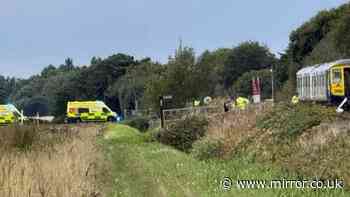Northern train crash - Live updates: Train 'hits vehicle' in Burscough near Liverpool