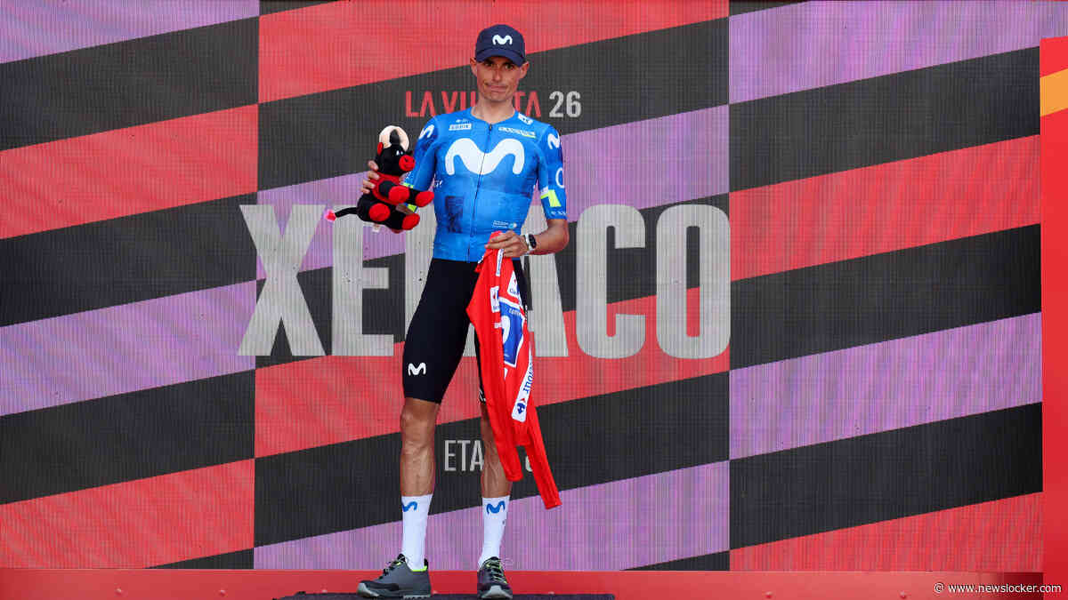 Nieuwe leider Enric Mas in Vuelta weigert rode trui aan te trekken na uitvallen Tadej Pogacar: ’Zo wil ik respect tonen’