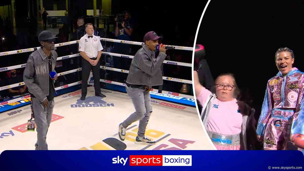 EPIC entrance! So Solid Crew open thrilling night of boxing with 21 Seconds!