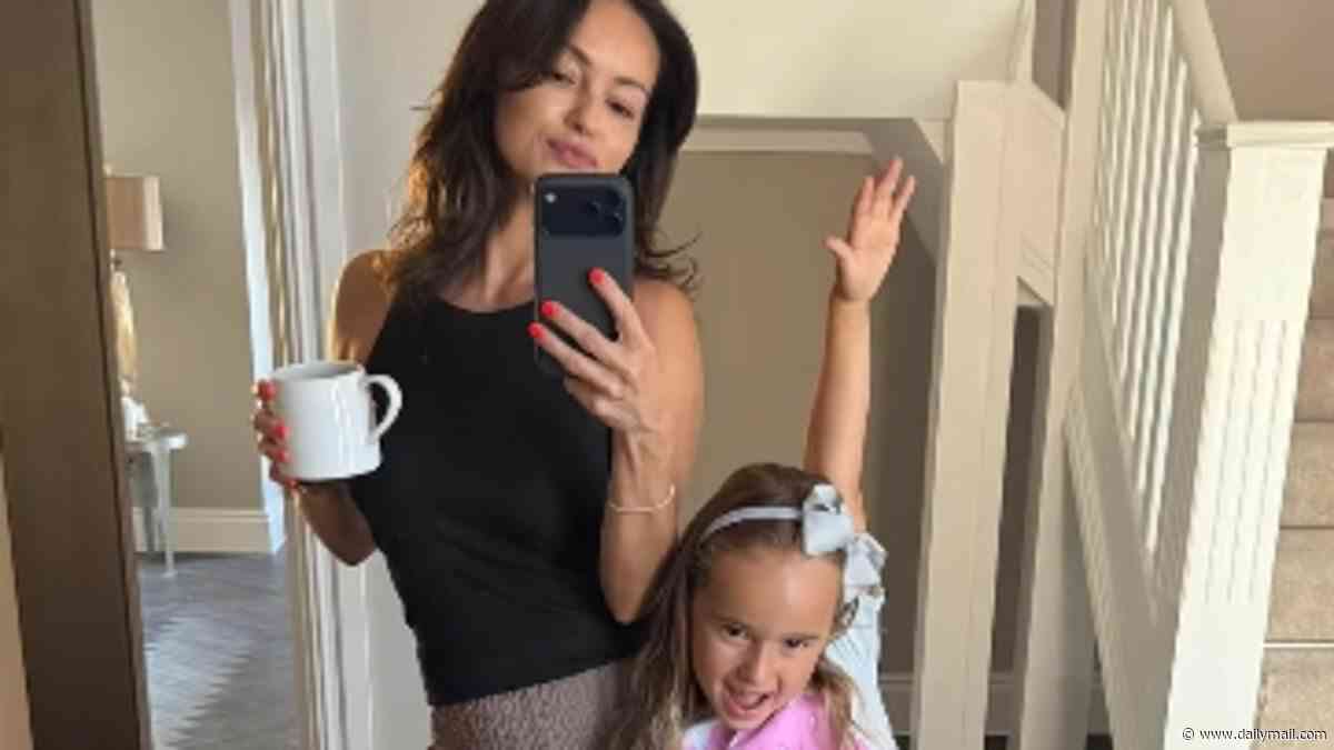 Ola Jordan puts on a brave face as she enjoys solo mum holiday with daughter Ella after breaking her silence on split from husband James Jordan