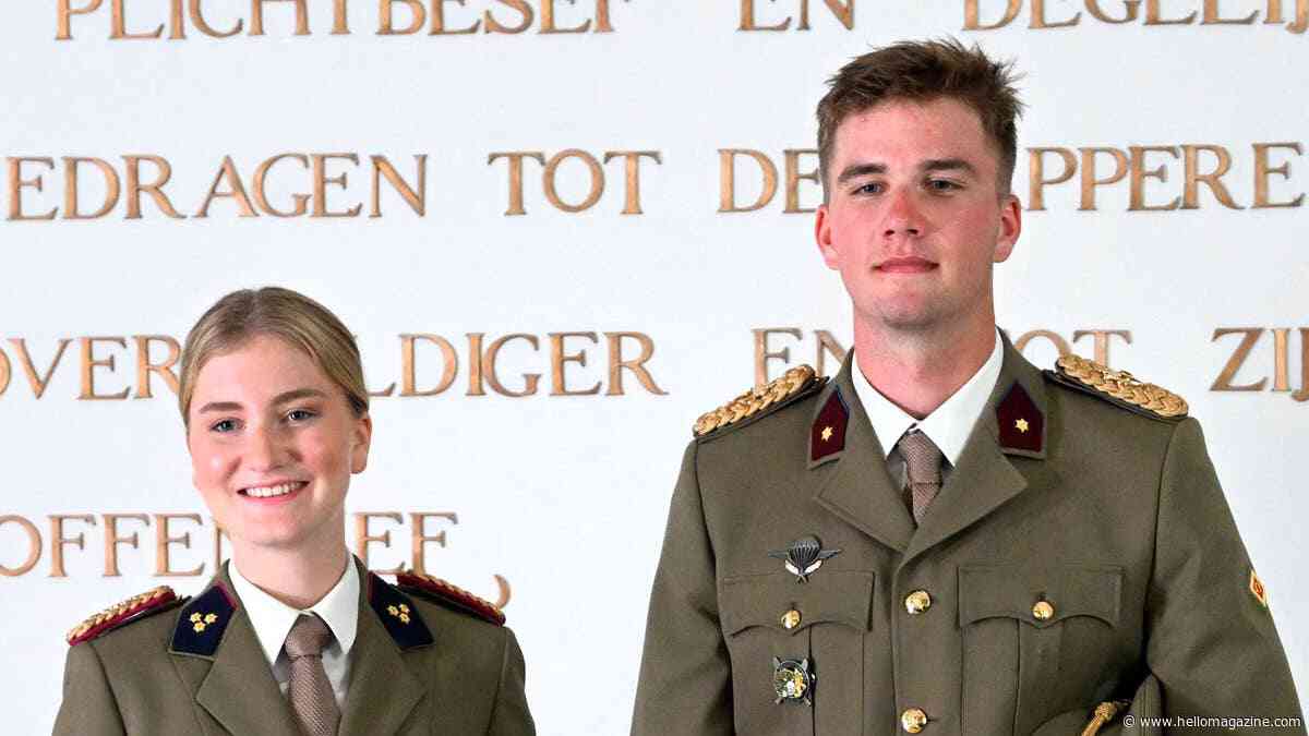 Prince Gabriel breaks composure at graduation for sweet brotherly moment with Princess Elisabeth
