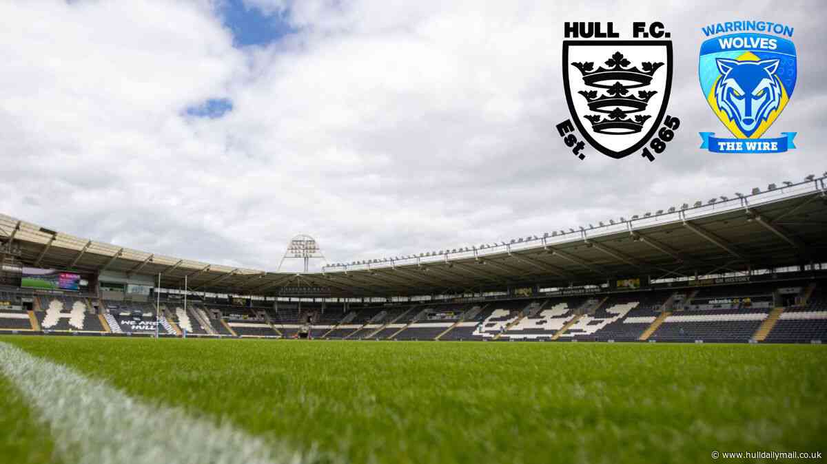 Hull FC vs Warrington Wolves LIVE second half action from MKM Stadium