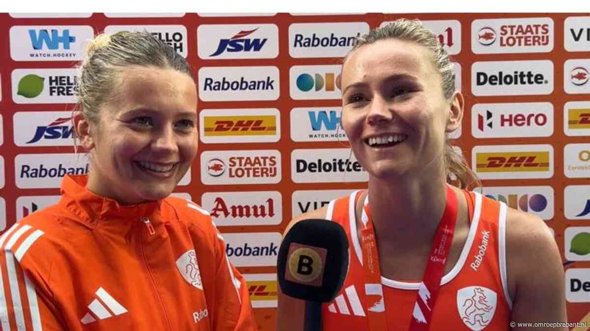Freeke en Guusje Moes teleurgesteld en trots na WK-finale: 'Samen genoten'
