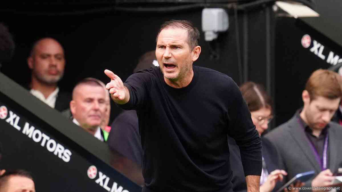 Frank Lampard can't hide frustration as Coventry City fail under weight of expectation