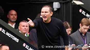 Frank Lampard can't hide frustration as Coventry City fail under weight of expectation