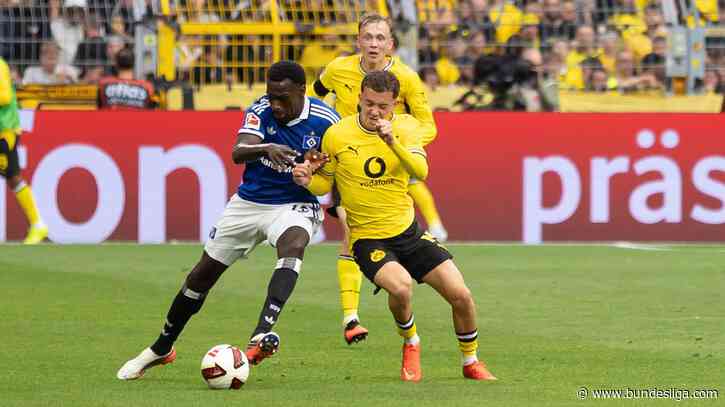 Guirassy und Konstantelias schießen Dortmund zum Sieg gegen Hamburg