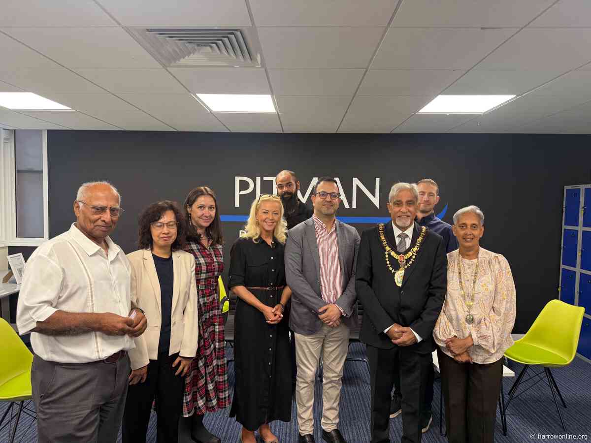 Mayor of Harrow visits new training centre in town centre