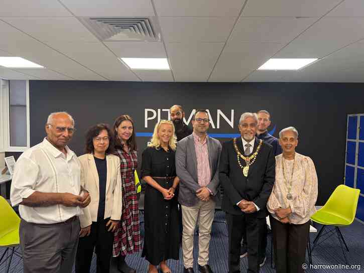 Mayor of Harrow visits new training centre in town centre