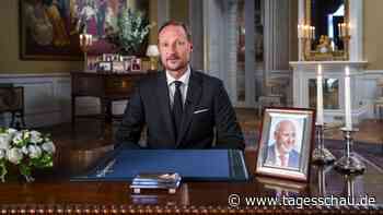 Haakon hält erste emotionale Ansprache als König von Norwegen