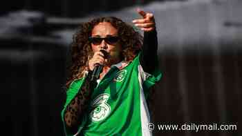 Jade Thirlwall puts on a brave face as she takes to the stage weeks after her split from boyfriend Jordan Stephens