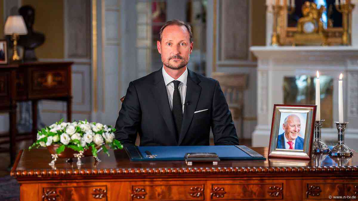 "Werde sein Lachen vermissen": Haakon VIII. spricht in erster Rede als König über "warmherzigen" Vater