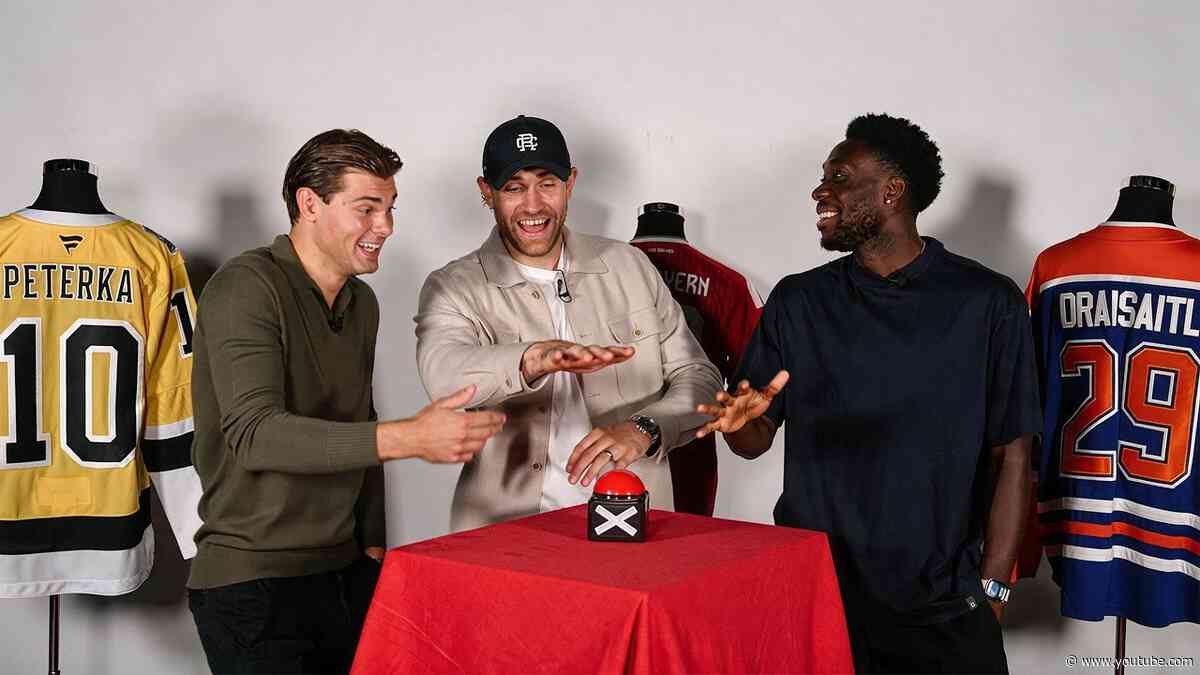 NHL or FC Bayern: Who Can Sprint at 40 km/h? 🏒⚽️ | Draisaitl, Davies & Peterka