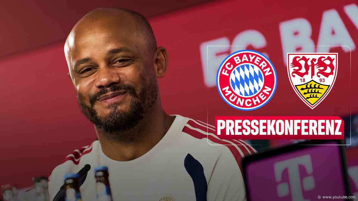 Pressekonferenz vor FC Bayern - VfB Stuttgart | 1. Spieltag Bundesliga