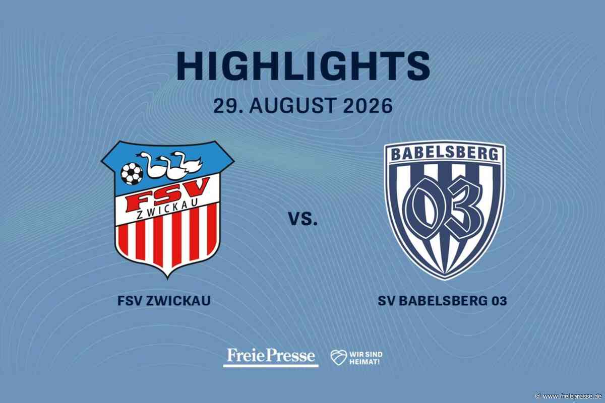 FSV Zwickau - SV Babelsberg 03: Die Highlights des Spiels im Video