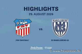 FSV Zwickau - SV Babelsberg 03: Die Highlights des Spiels im Video