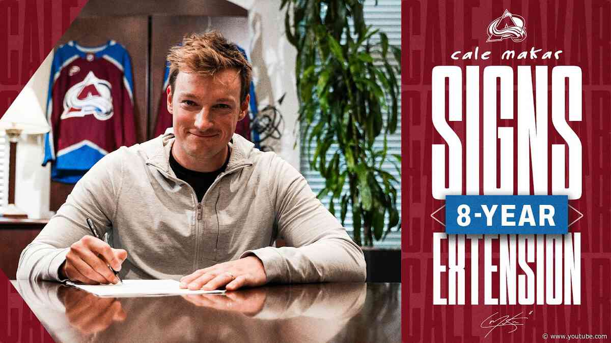 Cale Makar Signs Eight-Year Extension | Full Sit-Down Interview